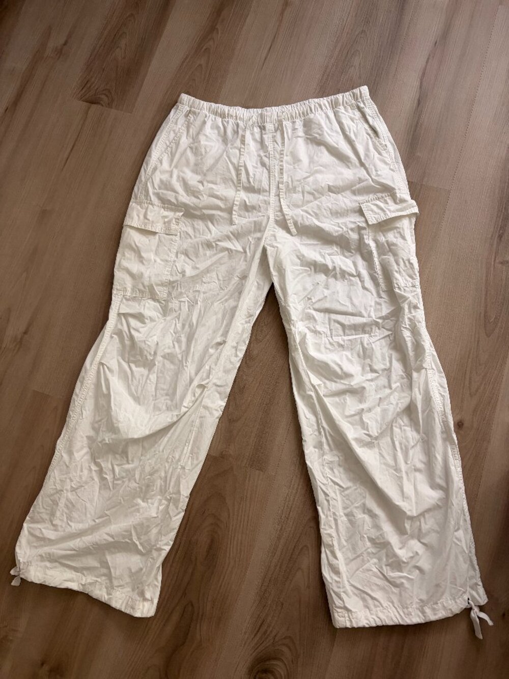 Wild Fable White Bubble Cargo Pants